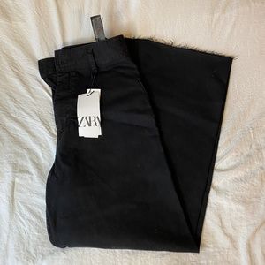 Zara Black Marine Straight Jeans
